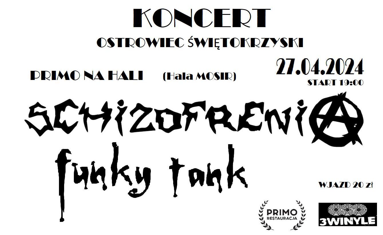 Koncert Schizofrenia / Funky Tank